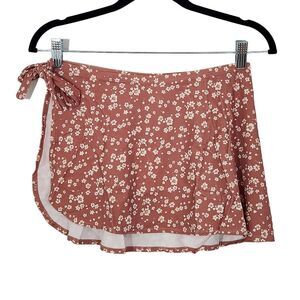 Andie Pink Floral Sarong Swim Cover NWT Small Floral Sarong Style Pink Skirt
